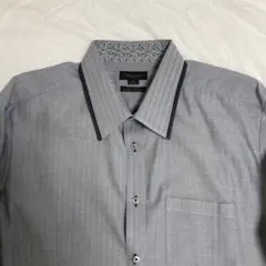 m.f.editorial スリムフィット グレーシャツ XLのサムネイル