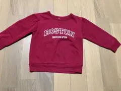 2枚セット　BOSTON HAVING FUN トレーナー 110cm 赤