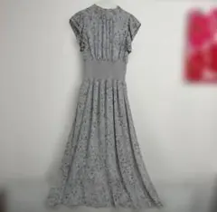 INGNI ウエストリブ花柄シフォンフリル/ワンピース　Mサイズ