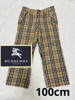 美品☆バーバリー☆ キッズ　ノバチェック　パンツ100cm