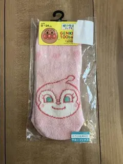 ドキンちゃんベビー靴下 9-14cm ピンク