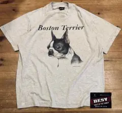 Tシャツ 古着 90s Screen Stars スクリーンスターズ 犬 USA