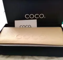 COCO ベージュ レザー 長財布のサムネイル