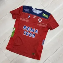 umbro ノルディック柄 サッカーシャツ 赤