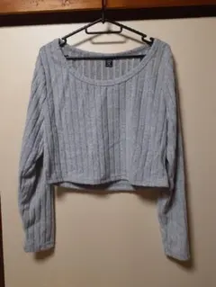 SHEIN ショート丈　トップス　1XL グレー