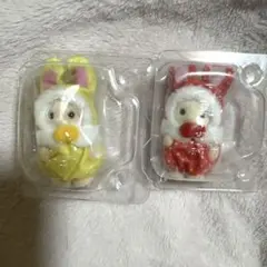シルバニアファミリー 赤ちゃんカラフルうさぎコスチューム　2個セット