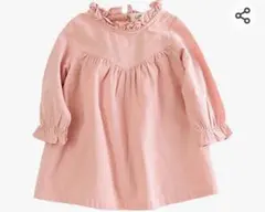 100 韓国子ども服　くすみピンク長袖