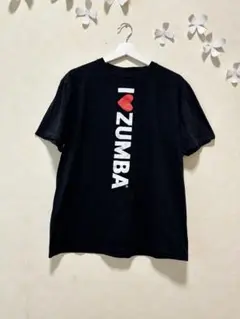 ZUMBA I ❤️ ZUMBA ブラック Tシャツ