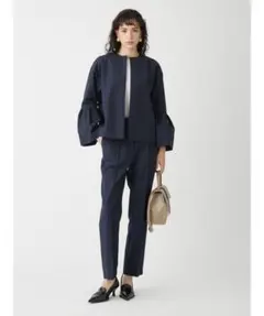 [未使用級]Mila Owen フレアタックスリーブセットアップ　サイズ0