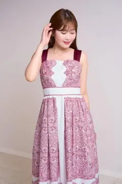 Marbella Panel Printed Dress herlipto Ꮪ - メルカリ