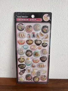 和柄ボンボンドロップシール　ラーメン