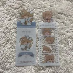 mikko ラテ　ブックマーク2種セット