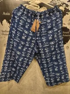 じ*ん様 AOKI&PEANUTS スヌーピー柄 ステテコ　パンツ Lサイズ　新のサムネイル