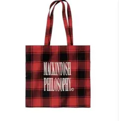 雑誌LEEリー付録　マッキントッシュフィロソフィー チェックトート