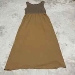 アーバンリサーチ ロッソ マキシ丈 ワンピース ベージュ レーヨン混 F