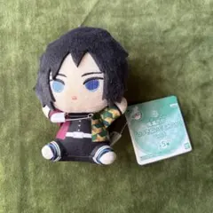 鬼滅の刃　くっつきぬいぐるみバッジ　冨岡義勇