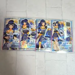 アイカツカード アイカツフレンズ　ホワイトピトレスク　４枚セット　白百合かぐや