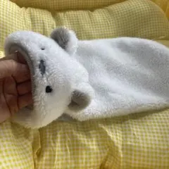 ❤️クマ耳付きあったかフリース犬服