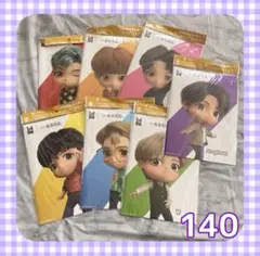 新品未開封品 非売品 BTS TinyTAN 全メンバー シール付きB5ノート