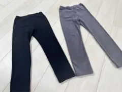 2025購入　UNIQLO２枚セット　リブレギンス120