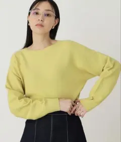THE SHOP TK 美人ガーターニット イエロー系　13のサムネイル