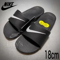 【新品未使用】NIKEサンダル　カワスライド　18cm　ブラック　黒