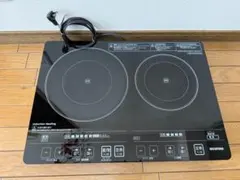 IRIS OHYAMA 2口 IHコンロ IHK-W12 ジャンク品です - メルカリ