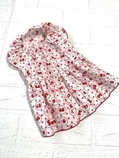 犬服　ハンドメイド　フリルワンピース
