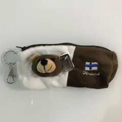 【未使用・タグ付き】フィンランド　クマさんポーチ　ペンケース