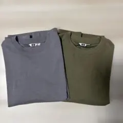 ユニクロ　エアリズムコットンオーバーサイズTシャツ　サイズL