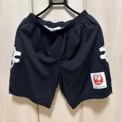 Kappa JAL コラボ ハーフパンツ ブラック Kappa JAL コラボ ハーフパンツ ブラック - メルカリ