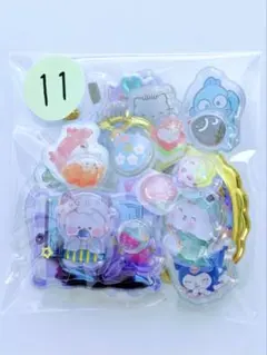 ぷっくり　硬いシール　立体　詰め合わせ　１１