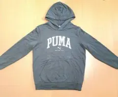 早い者勝ち！PUMA フード付きパーカー Mサイズ ダークグレー
