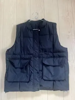 ダウンベスト 黒