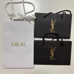 Dior YSL ショップ袋 3枚セット