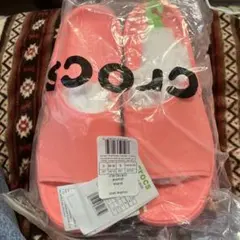 Crocs ピンク スライドサンダル US8