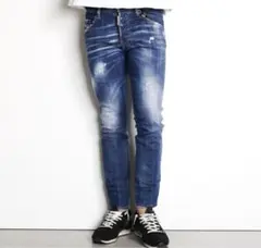 DSQUARED2 ディースクエアードレーザープリントロゴSKATER JEAN
