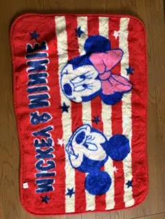 Disney ミッキー＆ミニー ブランケット 100×70cm 2장 세트