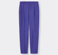 GU 起毛タックテーパードパンツ Sサイズ