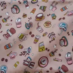 ★セール★　コーヒーブレイク　薄アズキ　[110cm×1メートル]