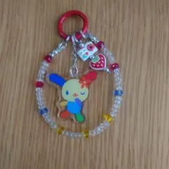 カラフルなウサギのキーホルダー ウサハナ