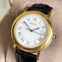 ☆超絶美品！GUCCI グッチ 7200L デイトレディース腕時計 動作良好