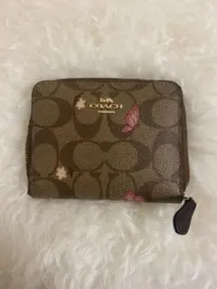 COACH コーチ 二つ折り財布 バタフライ