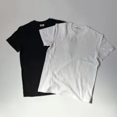 uniqlo u ユニクロユー 初期Tシャツ ブラックホワイト２枚セット