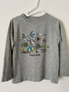 モンベル　mont-bell キッズ 長袖Tシャツ ロンT 110㎝