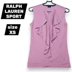 ラルフローレン　SPORT　ブラウス　シャツ　ノースリーブ　ピンク　XS