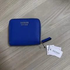 GUESS 二つ折り財布 ブルーのサムネイル