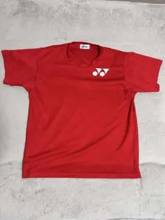 YONEX 赤 シャツ ポリエステル