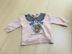 ベビートレーナー ギンガムチェック襟 90