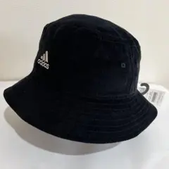 【正規品 】 アディダス コーデュロイ バケットハット ロゴ刺繍 男女兼用